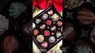 Christmas Vegan Chocolate Gifts. Witerki. Personalised boxes. Free world shipping