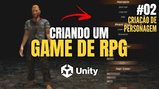 CRIAÇÃO DE PERSONAGEM EM JOGO  - CRIANDO RPG MUNDO ABERTO #02