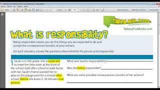 Reading Comprehension on Responsibility