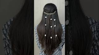 Navratri festival garba hair style design subscribe for more #youtubeshorts #hairstyle