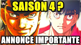 LA SUITE DE HAJIME NO IPPO BIENTOT ANNONCÉE?! IPPO SAISON 4 DATE DE SORTIE? GEORGE MORIKAWA ANNONCE!