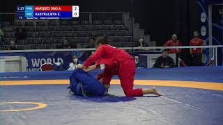 1/4 W GI - 53 kg: A. MARQUES DIAS (POR) v. E. KADYRALIEVA (KGZ)