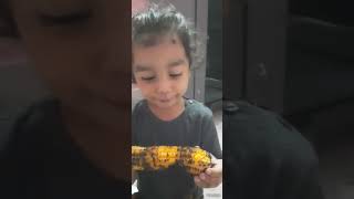 Indian  😋  sweet Corn 🌽  #cutebaby #farming #farmer #sweetrecipe #sweetcorn #food #yammy