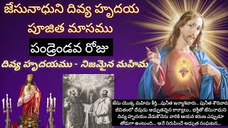 12 వరోజు జేసు నాధుని దివ్య హృదయం పూజిత మాసము - నిజమైన మహిమ. #teluguchirstian #jesus #secartofjesus