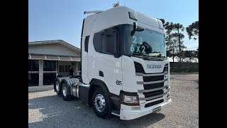 Scania R 450 Branco 6x2 Teto Alto ano 2022/2023 Susp. Ar   Valor: R$ 798.000,00