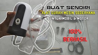 Membuat Alat Gurah Mesin Mobil & Motor Sendiri | Alat Vacum Carbon Cleaner