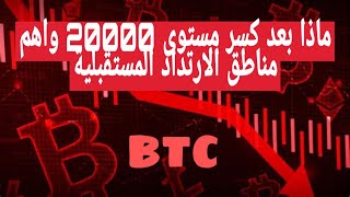 تحديث لحركة سعر البيتكوين بعد كسر 20000  دولار و اهم المناطق الدعم المستقبلية