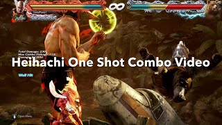 SinfulPants Tekken 7 Heihachi One Shot Combo Video