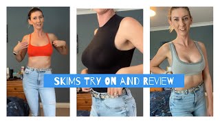 Skims Unboxing and Try On - New SKIMS Underwear