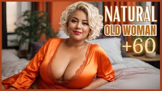 Natural Older Women OVER 60💄 Fashion Tips Review Part 97