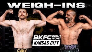 BKFC FIGHT NIGHT KANSAS CITY Weigh-In | LIVE!