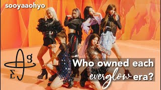 Who owned each Everglow era?