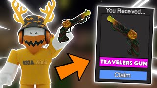 I Used The NEW TRAVELER’S GUN in MM2! (Murder Mystery 2)