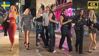 STOCKHOLM NIGHTLIFE🇸🇪WHAT HAPPENS AFTER DARK-SUMMER-4K