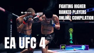 EA UFC 4 ONLINE - Beating higher ranks in underdog matchups!