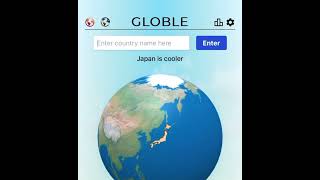 Everyday Globle Country 152! Guess the Mystery Country!  #geography #globle #worldmap #spoileralert