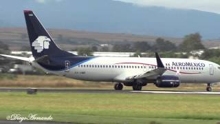 AeroMexico Boeing 737-800 Despegando de Guadalajara