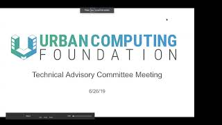 Urban Computing Foundation  TAC Meeting 2019 06 26