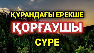 Сізді бүкіл жамандықтан қорғайтын құранның ерекше сүресі 1)27,22-30