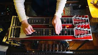 Hot or What (Mark Knopfler) on steel guitar