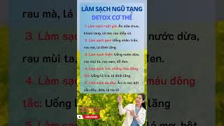 Detox ngũ tạng, cho một cơ thể khoẻ mạnh #drnhung