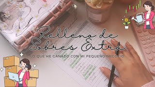 😍 RELLENO DE SOBRES EXTRA 😍 | ¿Cómo administro mi pequeño negocio? | ¿Cuánto me está generando? 🤑