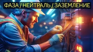 ЧЕМ НЕЙТРАЛЬ ОТЛИЧАЕТСЯ ОТ ЗАЗЕМЛЕНИЯ И ФАЗЫ? ОБЪЯСНЯЮ В АНИМАЦИИ #фаза #ноль #заземление