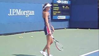 Daniela Hantuchova at the U.S. Open