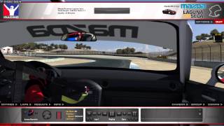 Mazda MX-5 at Laguna Seca Raceway - iRacing