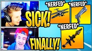 STREAMERS REACT TO *MAJOR NERF* PLANES, ROCKET LAUNCHER & DEAGLE!