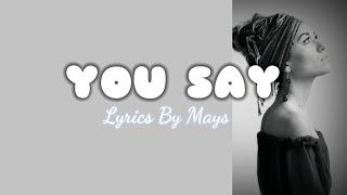 YOU SAY (LYRICS) - Lauren Daigle