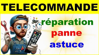 Télécommande électronique infrarouge de télévision en panne astuces pour trouver la panne