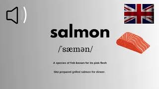 How to Pronounce Salmon Correctly-Zee with English