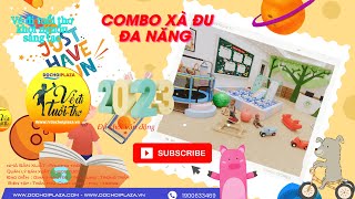 [Đồ chơi vận động] Combo xà đu đa năng