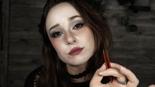 ASMR Goth Girl IGNORES You w/ Personal Attention | Face Touching, Hair Play