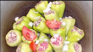 ФАРШИРОВАННЫЕ ПЕРЦЫ-самый простой и вкусный рецепт. #фаршированныеперцы#фаршированныйперец#