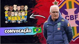 SELEÇÃO: VEJA A CONVOCAÇÃO DO DORIVAL JÚNIOR PARA AS ELIMINATÓRIAS DA COPA DO MUNDO DE 2026.