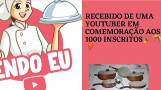 RECEBIDO DE UMA INSCRITA YOUTUBER PELOS 1000 INSCRITOS