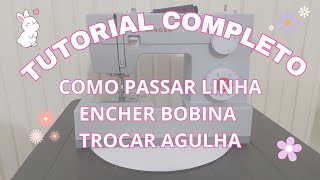 COMO USAR A MÁQUINA DOMÉSTICA SINGER FACILITA PRO 4423 TUTORIAL COMPLETO