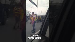 Close Van tumaob sa nlex  #hermsmotovlog #nlex #shorts