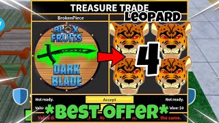 What people trade for Dark Blade in Blox Fruits!? (W or L??) *Good Offers*🤑