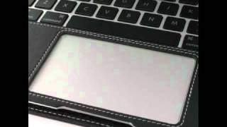 PDair Leather case for Apple New MacBook Air 2010 13" - Book Type (Black)