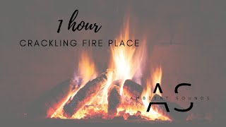 FIRE CRACKLING 1 HOUR - HOLIDAY SOUNDS, FIREPLACE MUSIC, FIREPLACE BURNING ~AMBIENT SOUNDS~