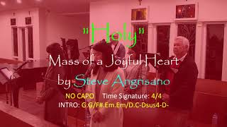 "HOLY" by Steve Angrisano (with Guitar Chords)