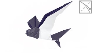 Origami Swallow Tutorial with Diagrams