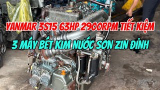 Động Cơ Yanmar 3S15 63hp 2900rpm 3Bét Kim Siêu Tiết Kiệm Chỉ 55tr 0923,5555,97 Tâm| Tâm Vlog