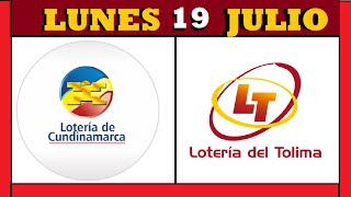 🚀Resultados de la LOTERIA de CUNDINAMARCA Y TOLIMA del LUNES 19 de JULIO de 2021💎💰 #LOTERIAS #CHANCE