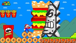 Super Mario Bros. But When Everything Mario Touches Turns Into FOOD