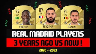 REAL MADRID PLAYERS 3 YEARS AGO VS NOW! 🔥🤯 ft. Benzema, Vinícius, Hazard...