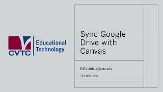 Sync Canvas with Google Drive